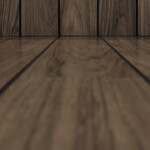 dark hardwood floor and wall